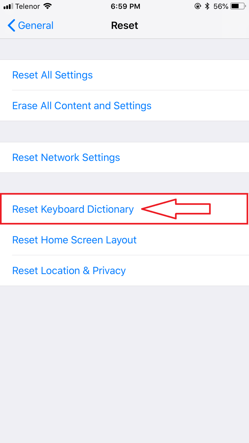 How to Reset Keyboard Dictionary on Apple iPhone SE 2020 | Restore