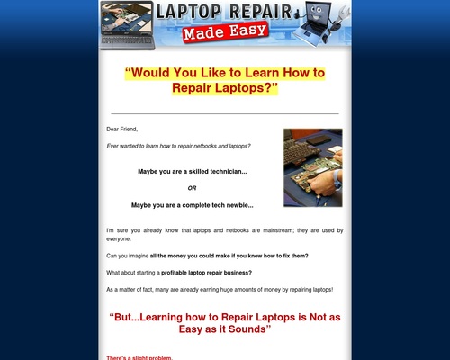 How to repair Laptop