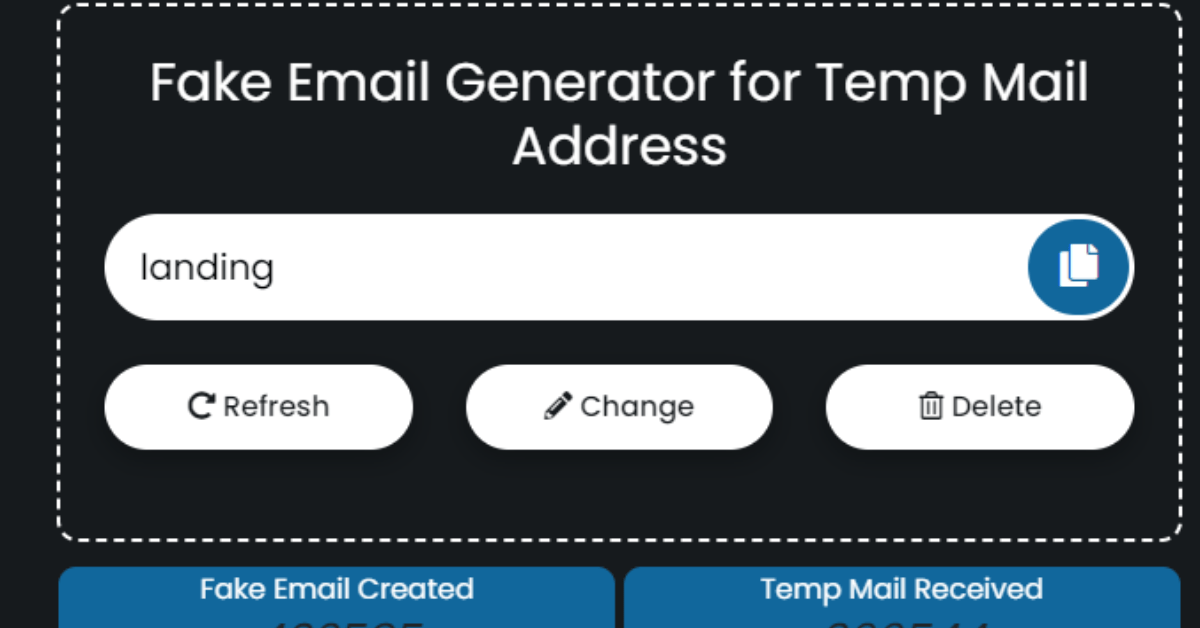 fake email generator